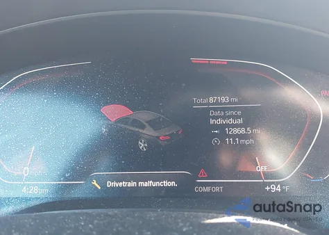 2021 BMW 530I из США, поврежденный, VIN WBA53BH03MCF63030